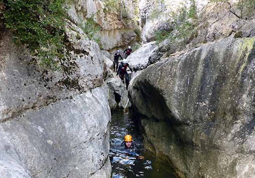 Canyoning day in the Hoz Somera Canyon, Cuenca