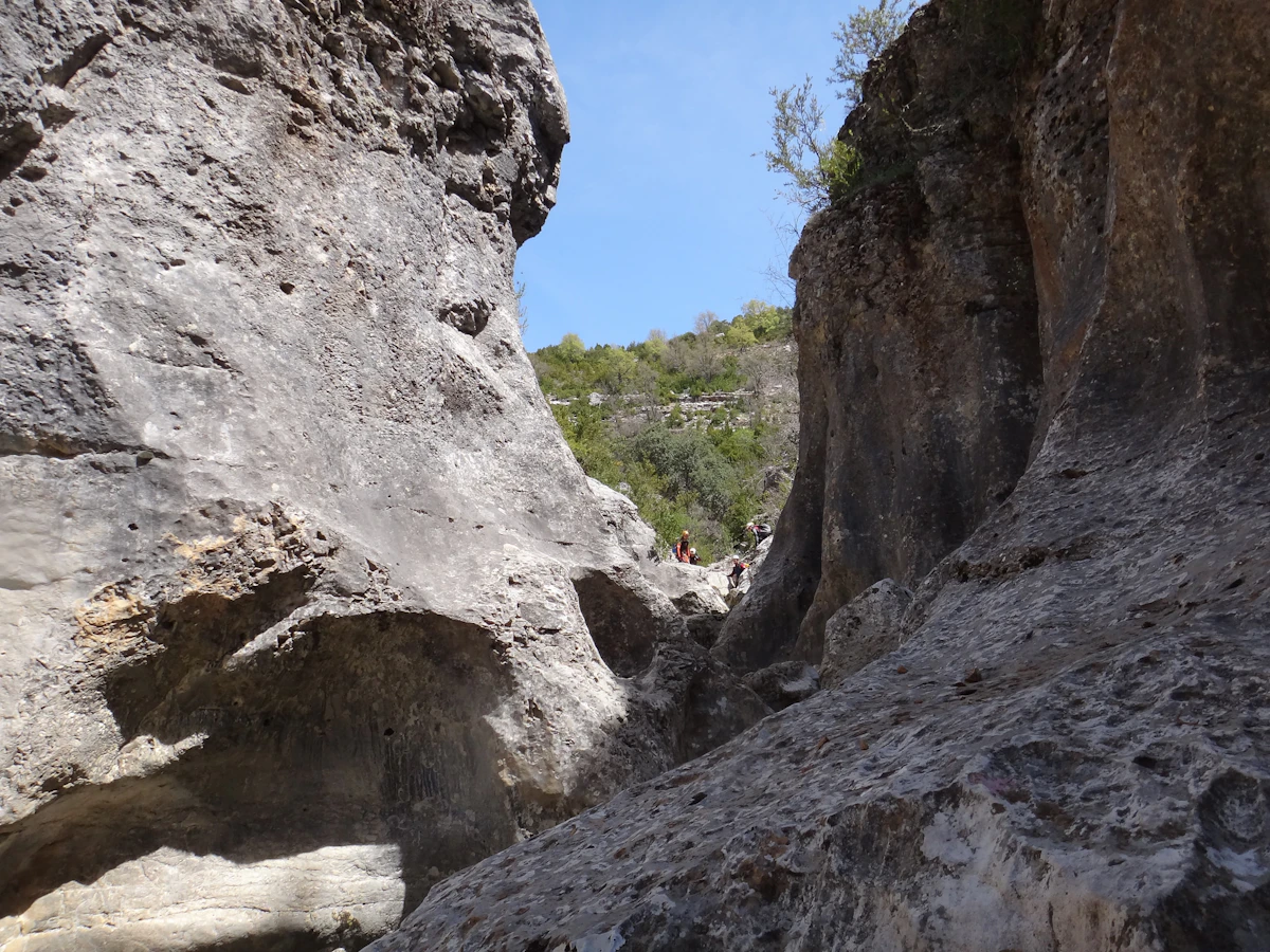 Portillla Canyon 1-day Canyoning and rappelling in Cuenca, near Madrid