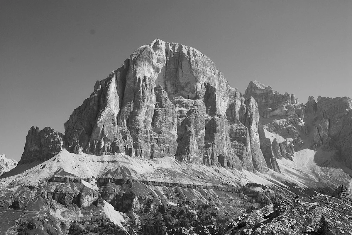 Tofana di Rozes Ascent in the Dolomites, from Cortina