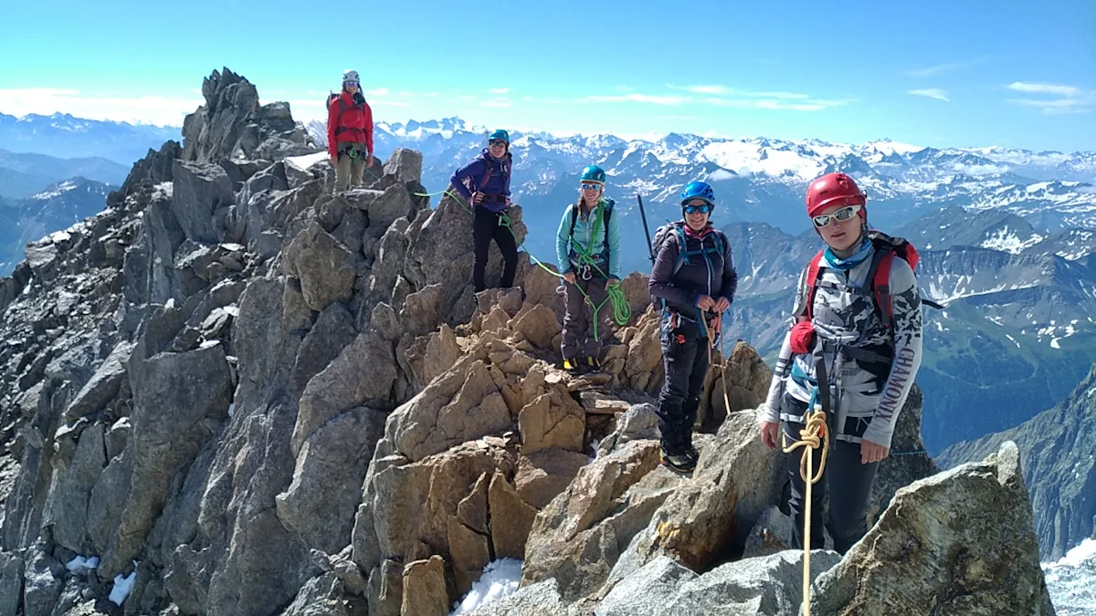 Women Chamonix Mountaineering weekend course 2