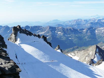 4-day Mont Blanc, Gran Paradiso summit mountaineering trip