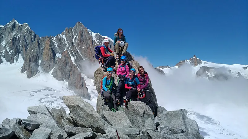 Women Chamonix Mountaineering weekend course 1