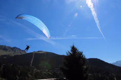 Tandem Paragliding over the Alps in Verbier, Switzerland