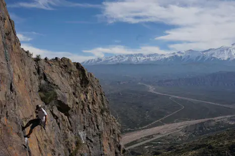 Rock climbing day trip from Mendoza City