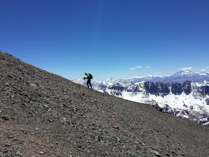 Climbing Cerro Plata in 8 days from Mendoza, Cordon del Plata