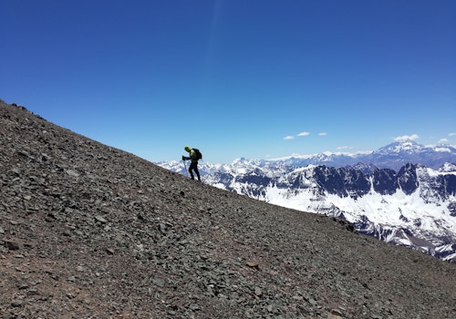 Climbing Cerro Plata in 8 days from Mendoza, Cordon del Plata