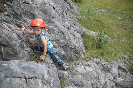 Half-day Rock climbing for kids in the Moravian Karst