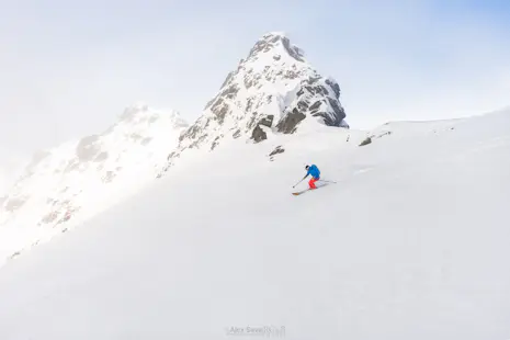 Ski de randonnée en Roumanie, dans les montagnes de Fagaras