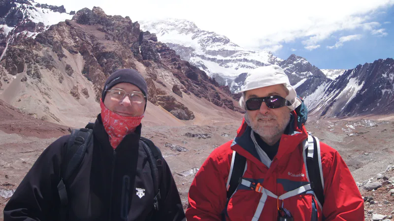 Trek to Aconcagua South Wall