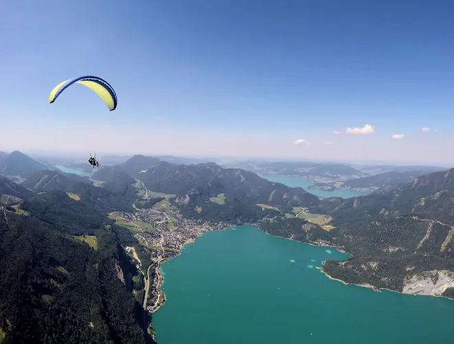 Austria Paragliding, Tandem Flight, St. Gilgen, Lake Wolfgang