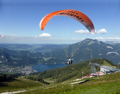 Austria Paragliding, Tandem Flight, St. Gilgen, Lake Wolfgang