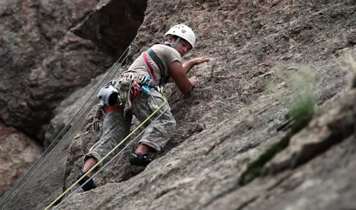 Castle Mountain rock climbing, Eisenhower Tower