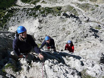 Strobel via ferrata close to Cortina d’Ampezzo, 1 day