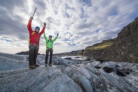 1-day Ice Climbing and Glacier Trekking near Reykjavík