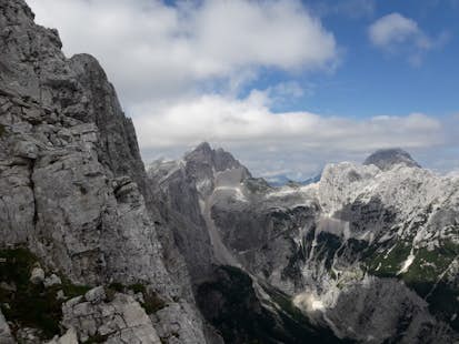 1-day Climbing Mala Mojstrovka Via Ferrata in the Slovenian Alps