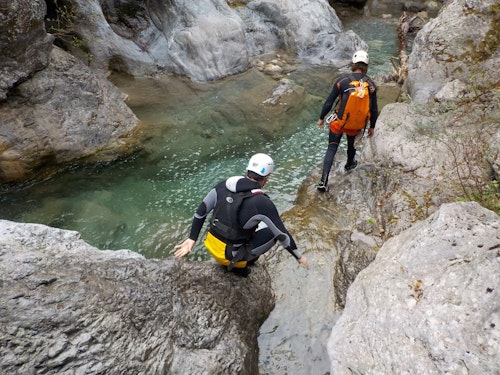 1-day Torrente Fer Canyoning Trip in the Aosta Valley