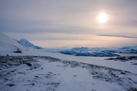 9-day ski touring program in the Lyngen Alps from a boat