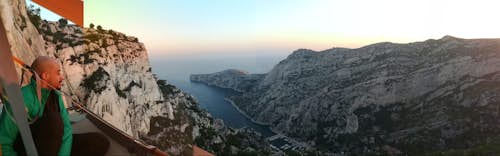 Evening on a Portaledge in the Calanques
