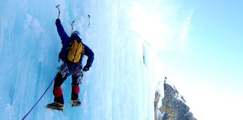 7-day Ice climbing program in the Dolomites