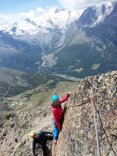 2-day multi-pitch climbing on the Jegihorn, Switzerland