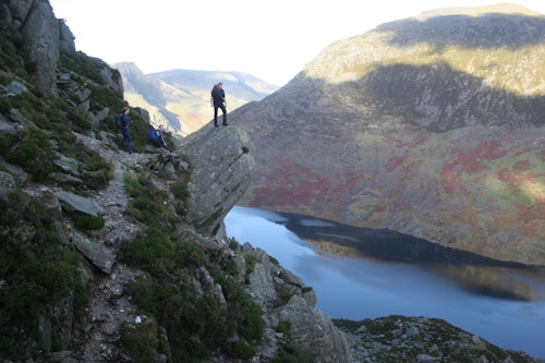 Guided walk and scrambling ascent to Tryfan (Snowdonia)