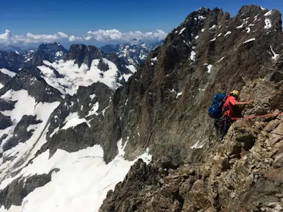 4-day Ailefroide traverse with Boeufs Rouges ascent