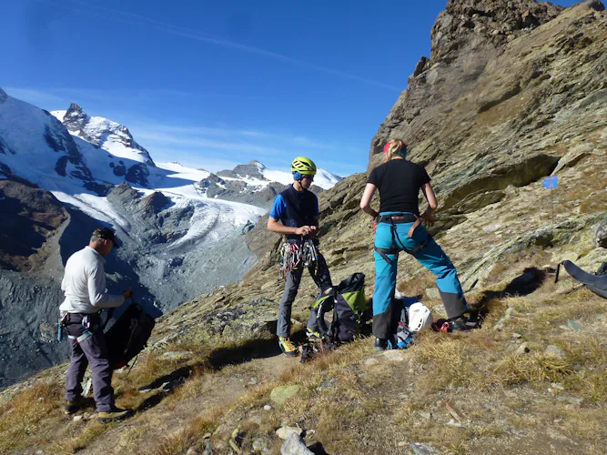 1-day Rock climbing course in Zermatt, Switzerland