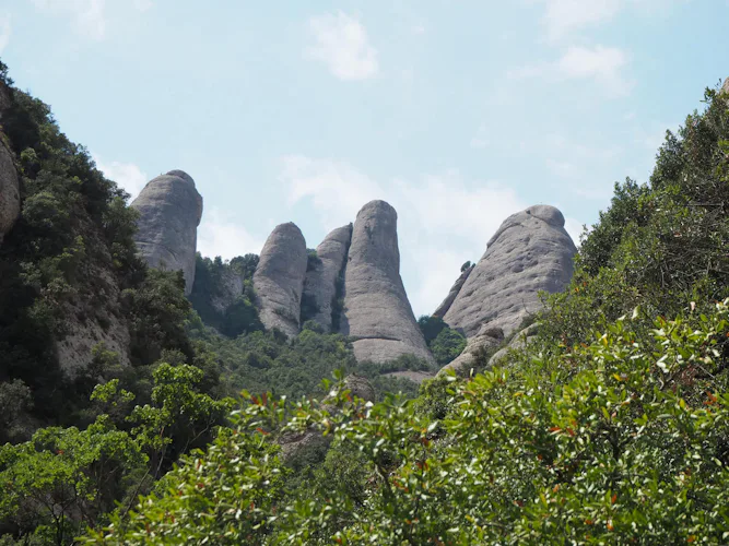 Rock climbing around Montserrat