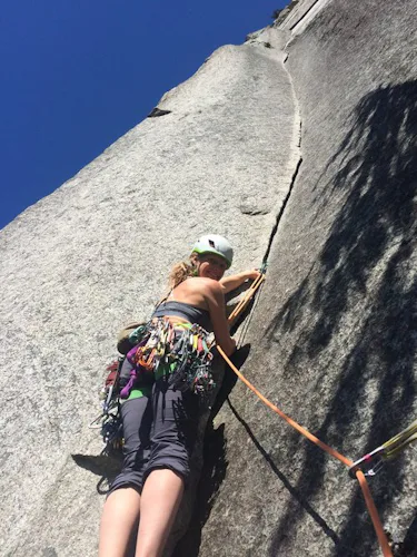 Rock climbing in Verbier
