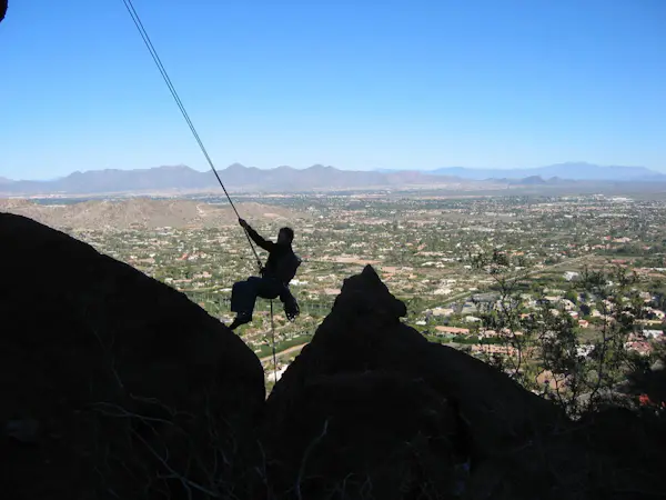 Multi-pich climbing half-day in the Praying Monk, Phoenix | United States
