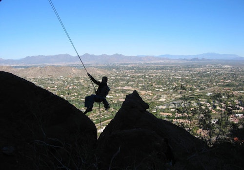 Multi-pich climbing half-day in the Praying Monk, Phoenix