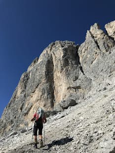 Advanced rock climbing half-day in Cadini di Misurina