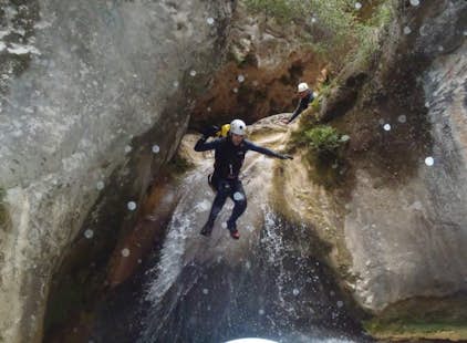 Gurb Gorge half day guided canyoning trip in Tremp