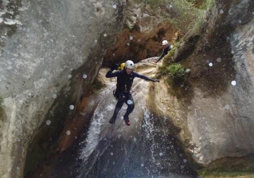 Gurb Gorge half day guided canyoning trip in Tremp
