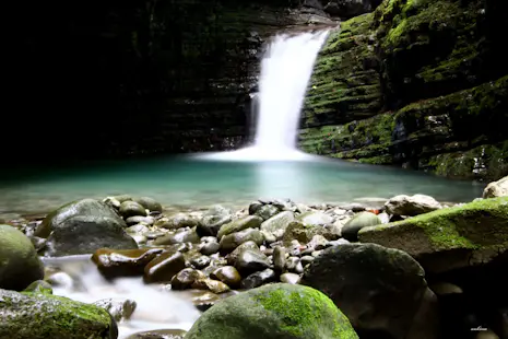 1-day canyoning descent in Orrido di Botri, Tuscany