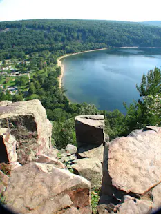 Devils Lake Rappelling Day, Wisconsin