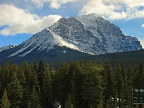 Easy mountaineering day trip in the Canadian Rockies