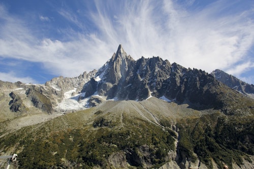 3-day rock climbing, Aiguille du Dru in Mont Blanc Massif