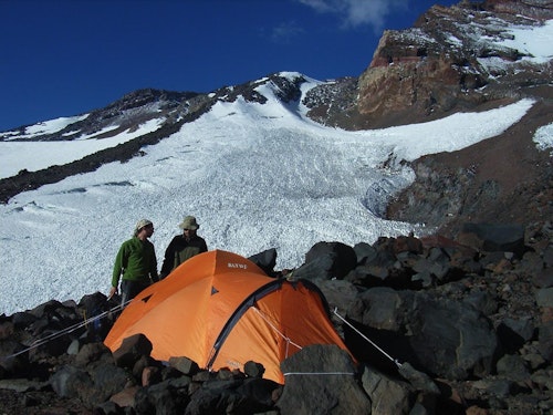 High mountaineering 14-day expedition to Marmolejo and San José volcano