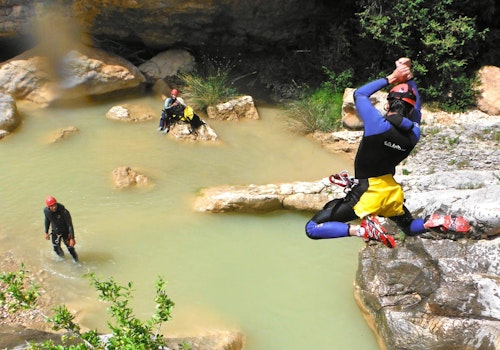 Single or multi day canyoning in Oscuros de Balces