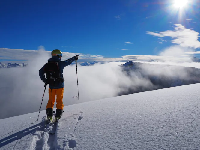 Kitzbuhel Alps 1-day guided splitboarding trip for beginners