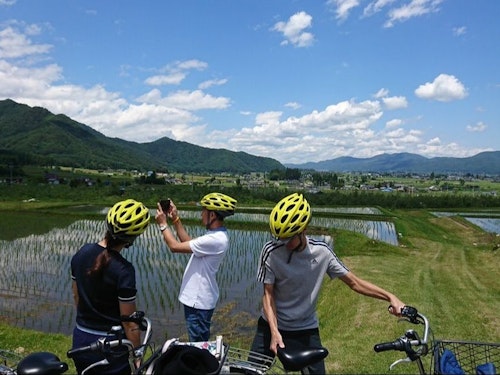 Azumino (Matsukawa) half-day guided biking tour, Nagano