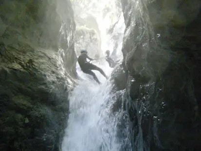 Half-day canyoning in the Frauenbach river, Austria
