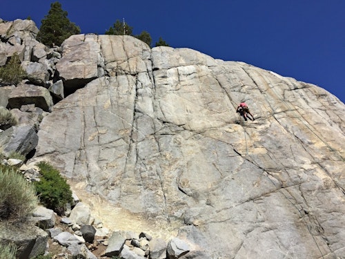 Rock Climbing Day Trip to Iris Slab in Rock Creek Canyon