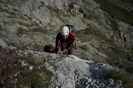 Beginners via ferrata trip, Creu del Noral, Andorra