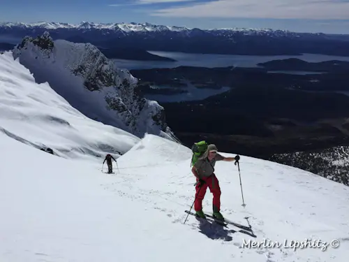 Travesía de esquí fuera de pista en Bariloche y El Chaltén