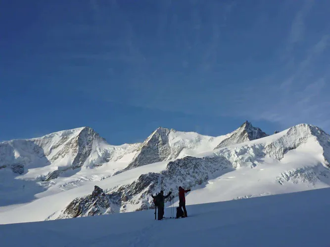 Alps ski mountaineering