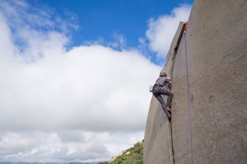 Rock Climbing Courses of All Levels on Mount Woodson, San Diego