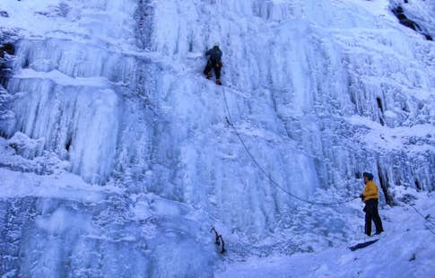 5-day Provo Canyon Ice Climbing course, Utah