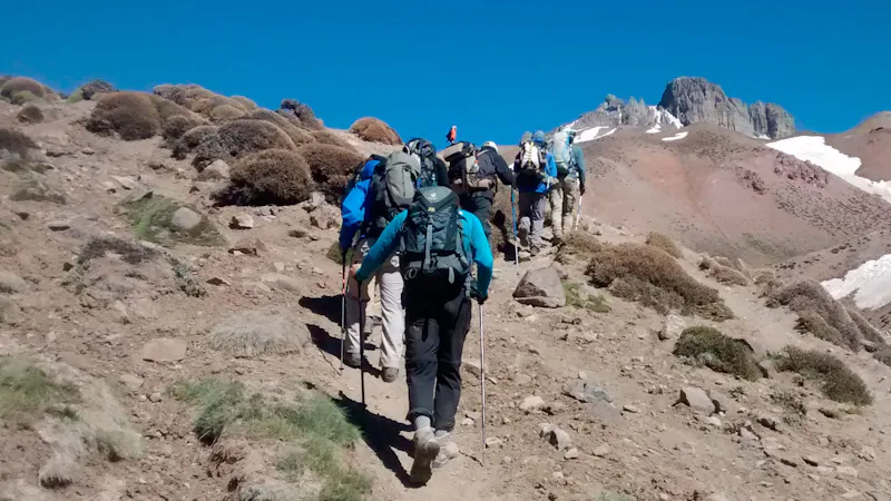 Half-day trek in the pre Andes range 1